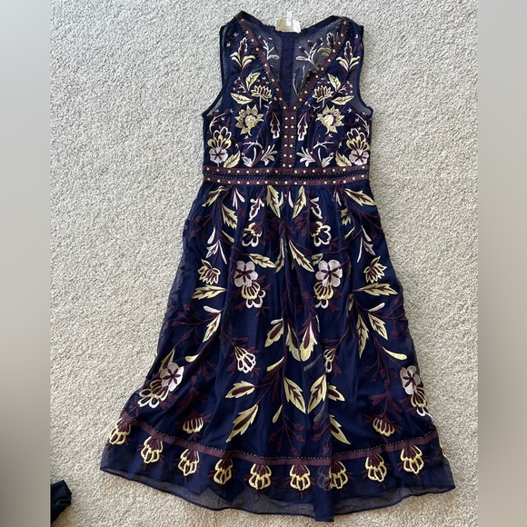 Anthropologie Moulinette Soeurs Embroidered Alicante Dress 2 - Picture 2 of 14